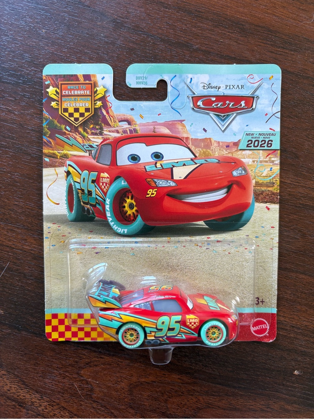 NEW Disney Pixar Cars Lightning McQueen Die-Cast - Race to Celebrate Edition
